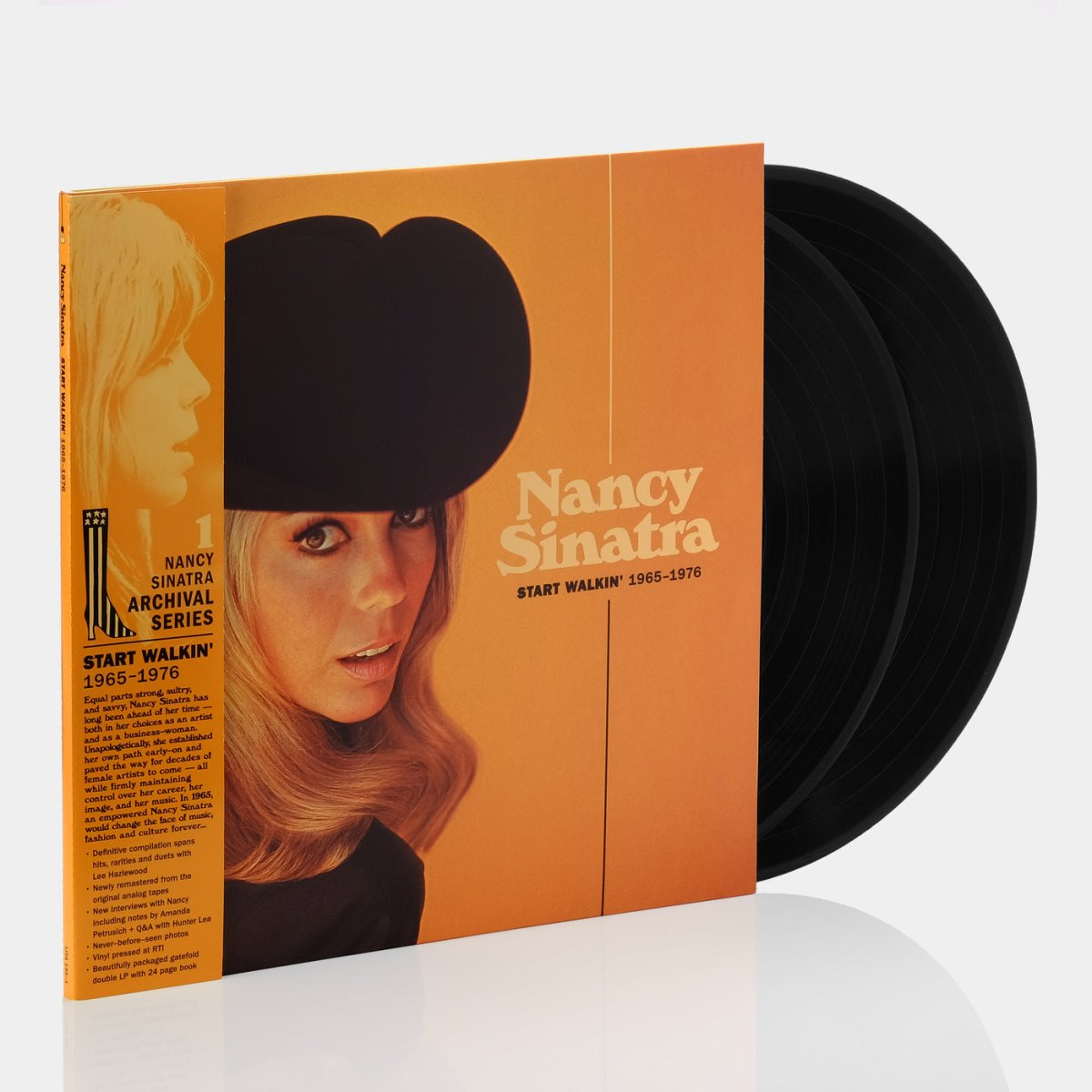 Nancy Sinatra - Start Walkin’ 1965–1976 2xLP Vinyl Light in the Attic - Arcline Store