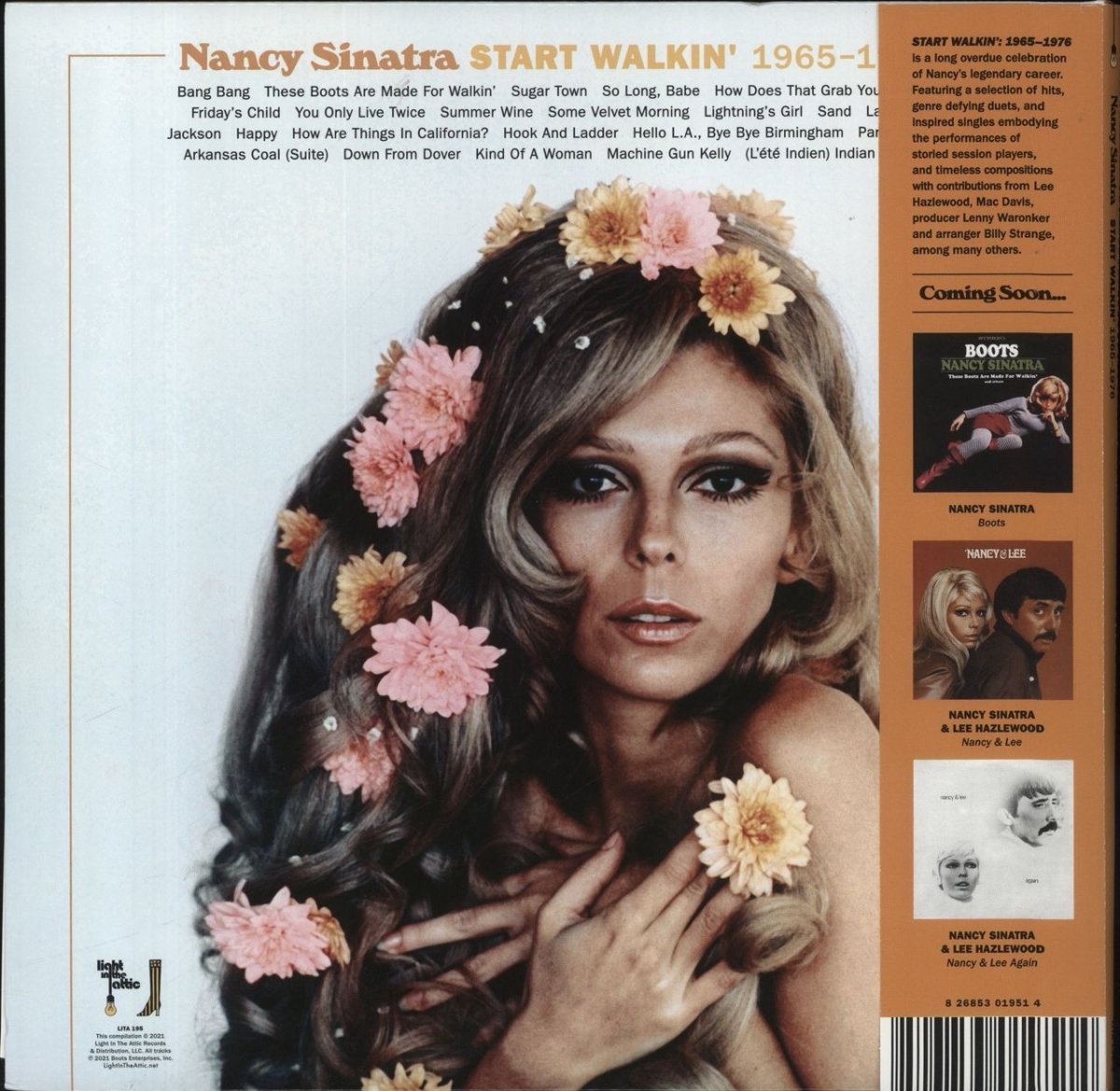 Nancy Sinatra - Start Walkin’ 1965–1976 2xLP Vinyl Light in the Attic - Arcline Store