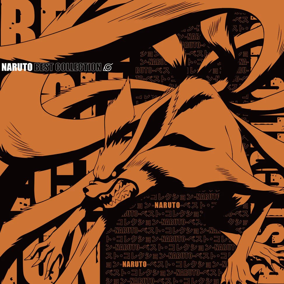 Naruto Best Collection Vinyl - Original Anime Soundtrack 1xLP [Kyubi Picture - Disc Edition] Vinyl Bigwax Records - Arcline Store