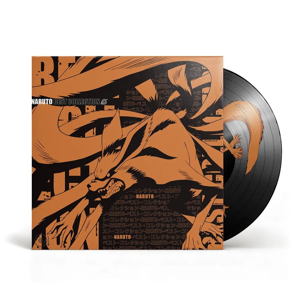 Naruto Best Collection Vinyl - Original Anime Soundtrack 1xLP [Kyubi Picture - Disc Edition] Vinyl Bigwax Records - Arcline Store