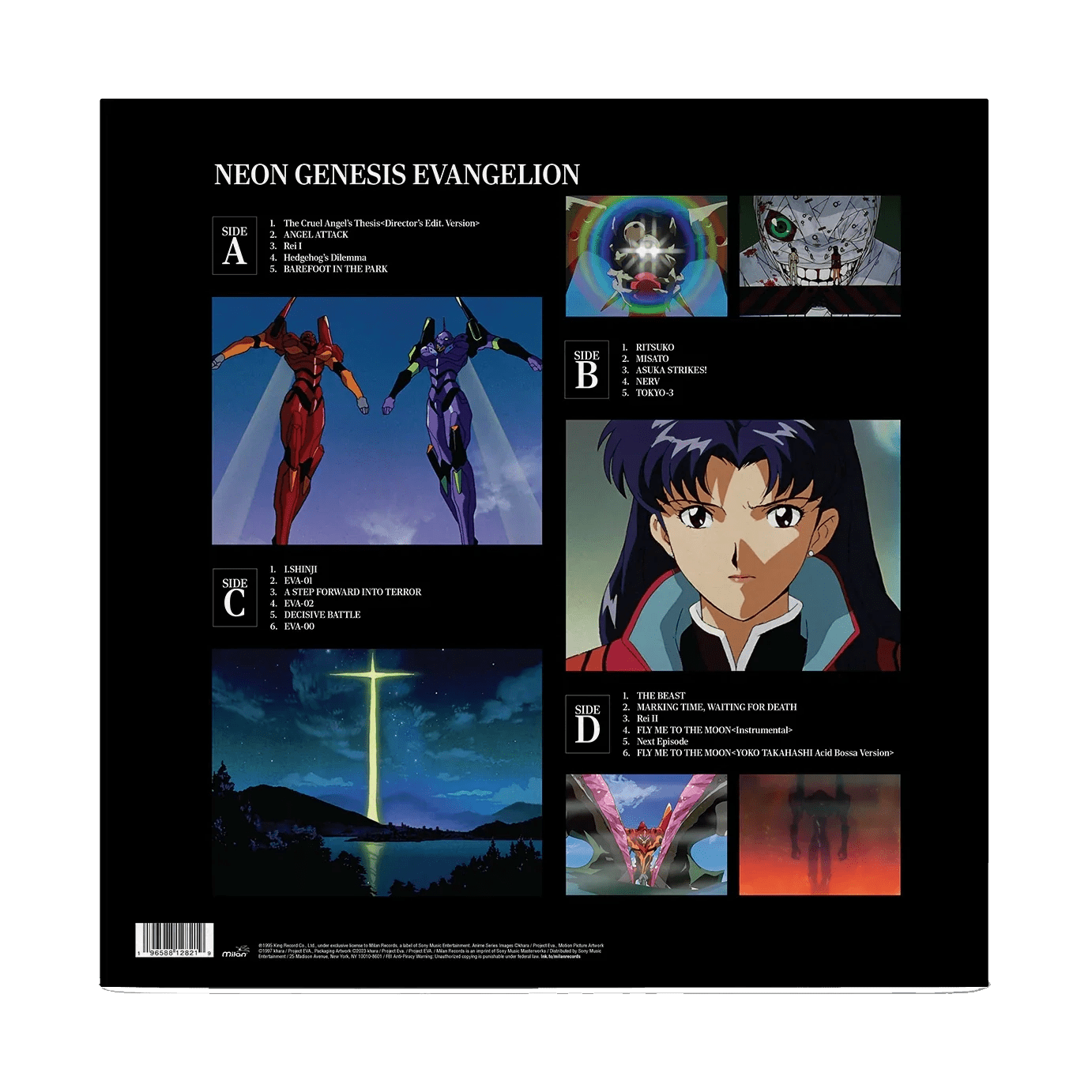 Neon Genesis Evangelion Vinyl - Original Anime Soundtrack 2xLP Vinyl Milan Records - Arcline Store