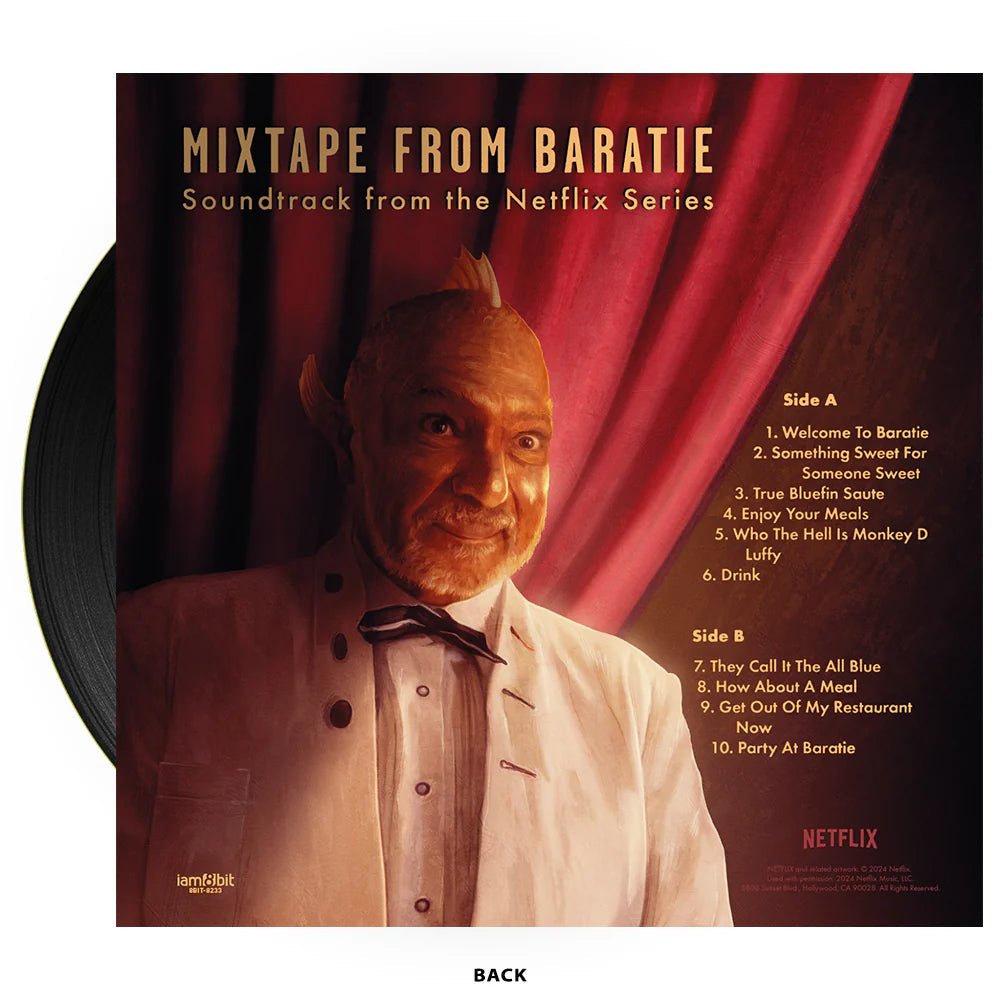 One Piece: Mixtape from Baratie - Original Series Soundtrack 1x10” Vinyl iam8bit - Arcline Store