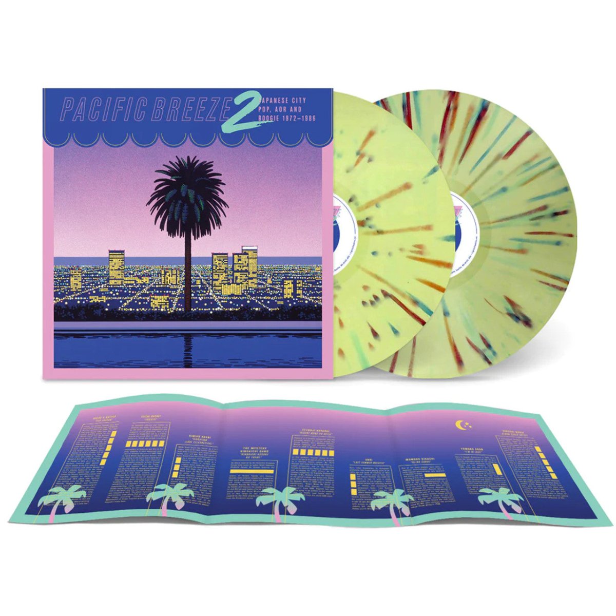 Pacific Breeze 2: Japanese City Pop, AOR & Boogie 1972 - 1986 2xLP Vinyl Light in the Attic - Arcline Store