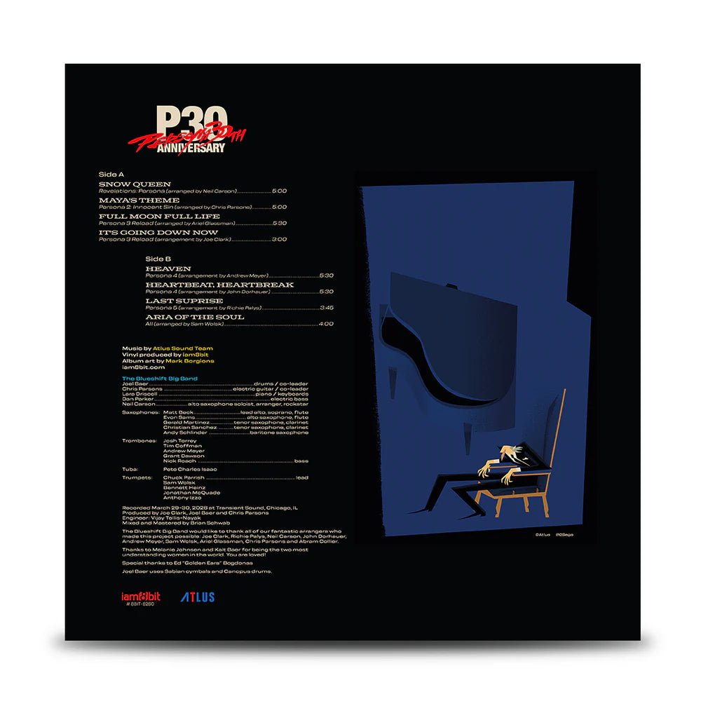 Persona 30th Anniversary Jazz Album Vinyl Iam8bit - Arcline Store