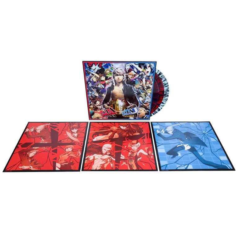Persona 4 Arena & Persona 4 Arena Ultimax Vinyl - Original Video Game Soundtrack 3xLP Vinyl Iam8bit - Arcline Store