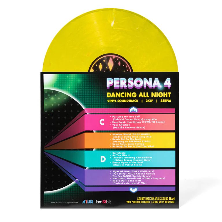 Persona 4: Dancing All Night - Original Video Game Soundtrack 2xLP Vinyl iam8bit - Arcline Store