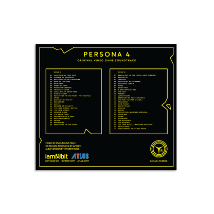 Persona 4 (Soundtrack Selections) Compact Disc iam8bit - Arcline Store