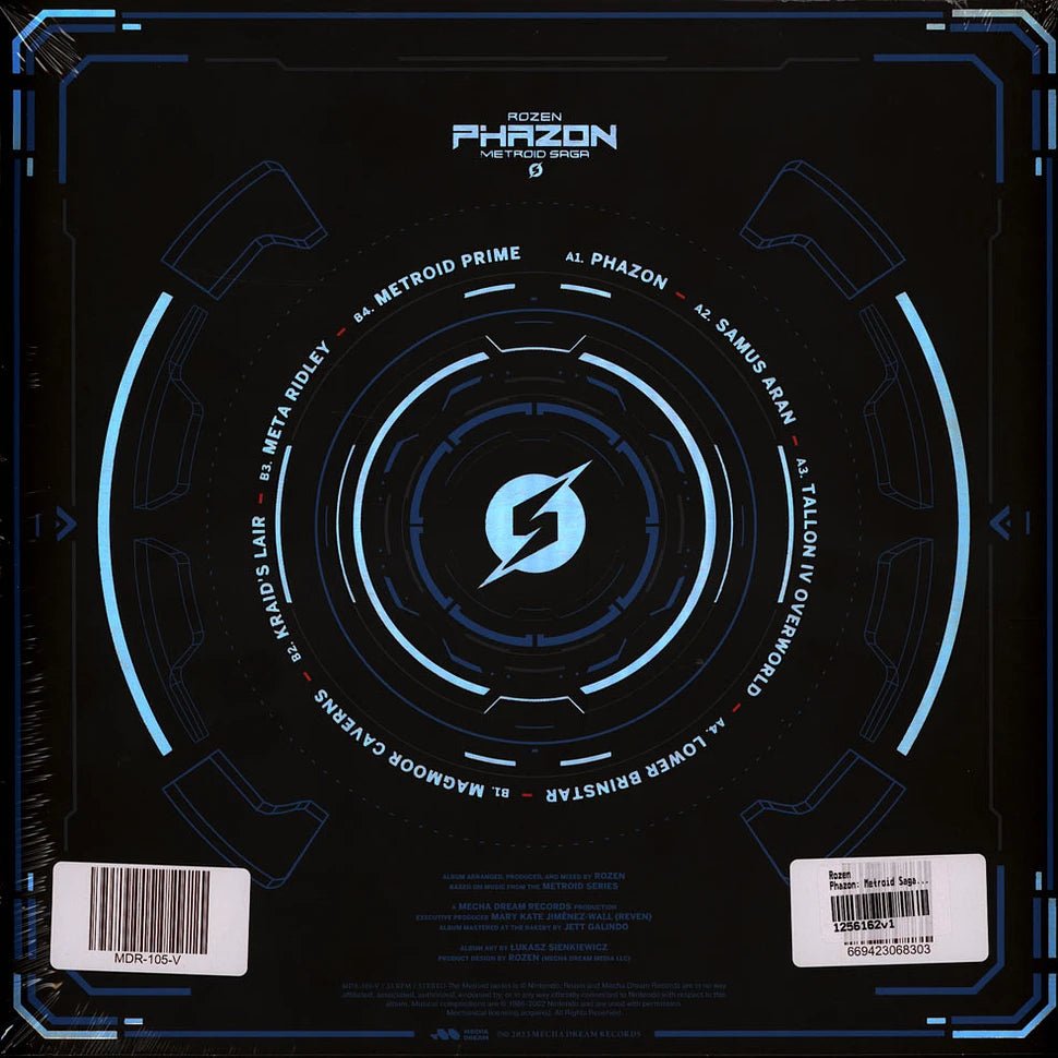 Phazon: Metroid Saga Vinyl - Rozen 1xLP Vinyl Mecha Dream Records - Arcline Store