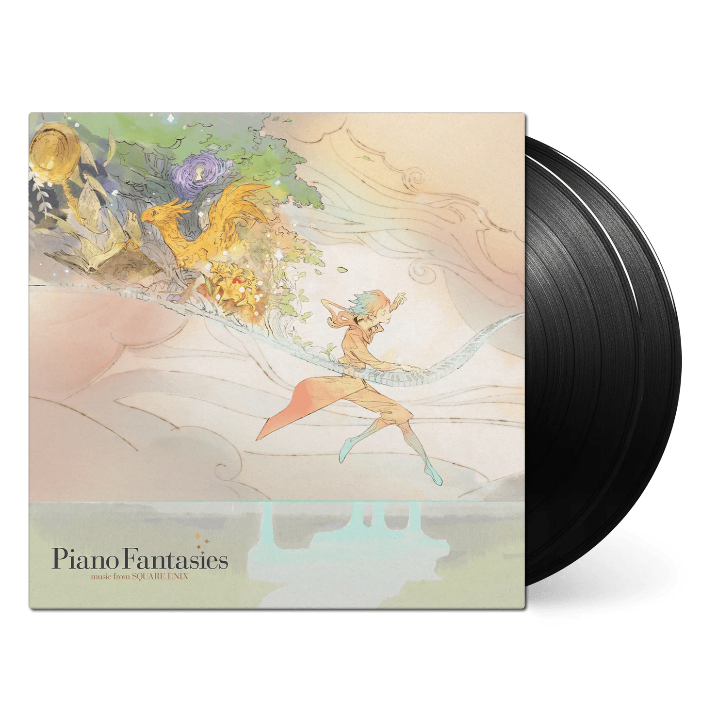 Piano Fantasies: Music from Square Enix Vinyl Black Screen Records - Arcline Store