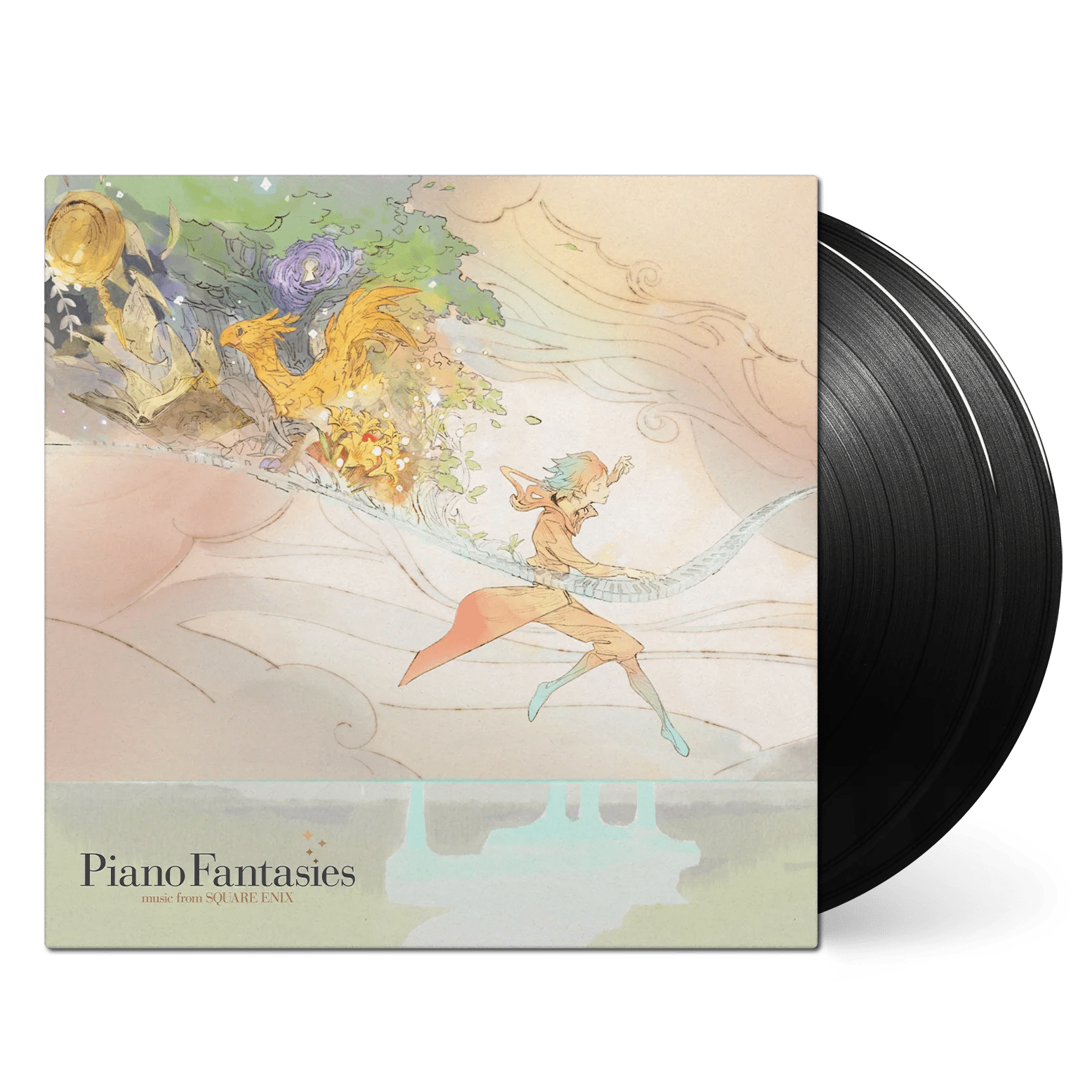 Piano Fantasies: Music from Square Enix Vinyl Black Screen Records - Arcline Store