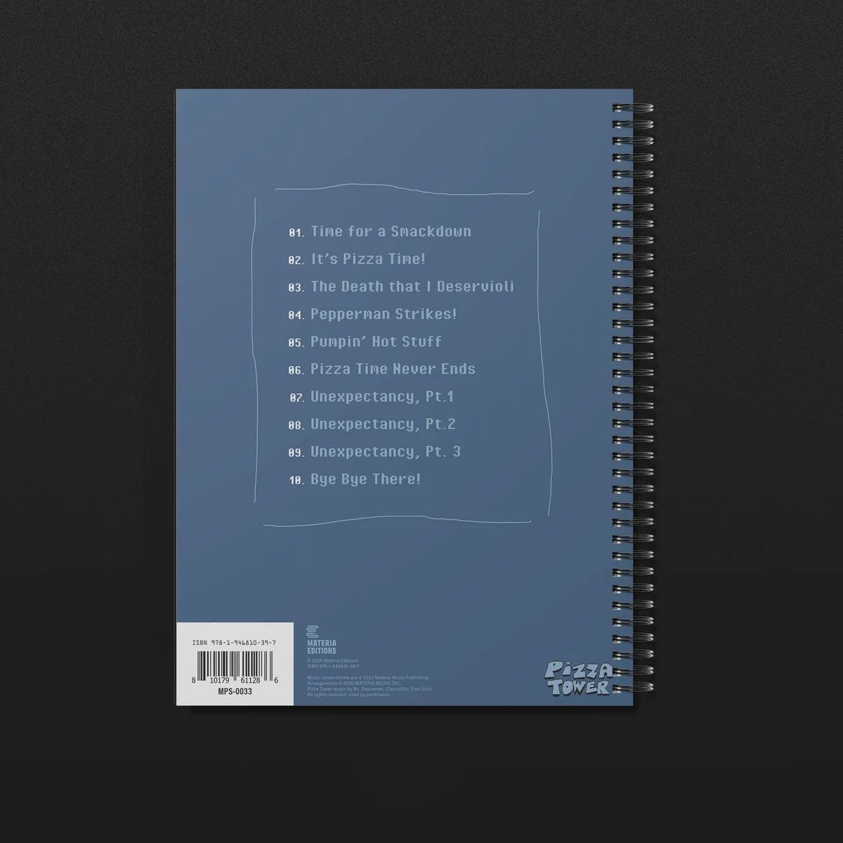 Pizza Tower Guitar Selections - Sheet Music Book Vinyl Materia Editions - Arcline Store