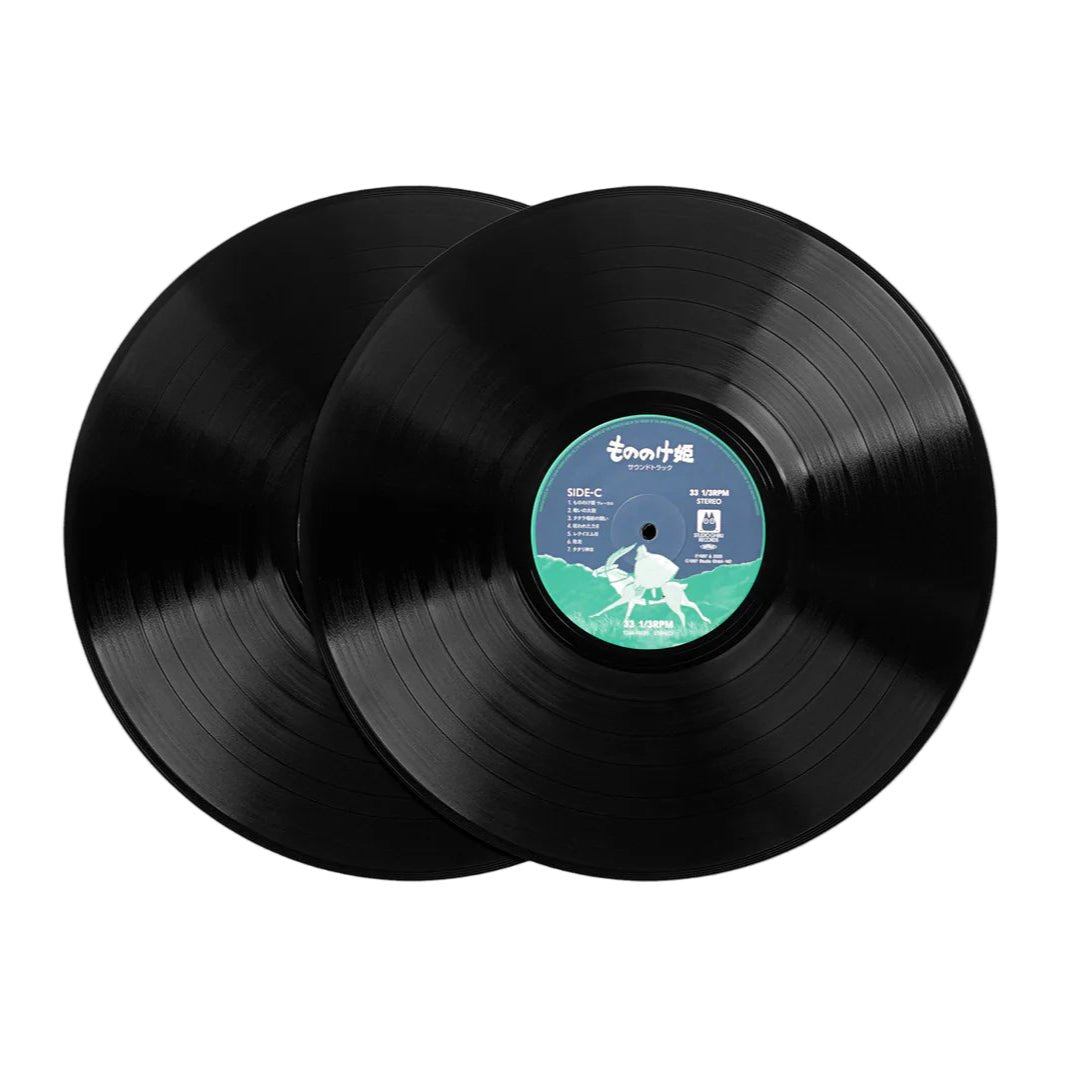 Princess Mononoke Vinyl - Original Anime Soundtrack 2xLP Vinyl Studio Ghibli Records - Arcline Store