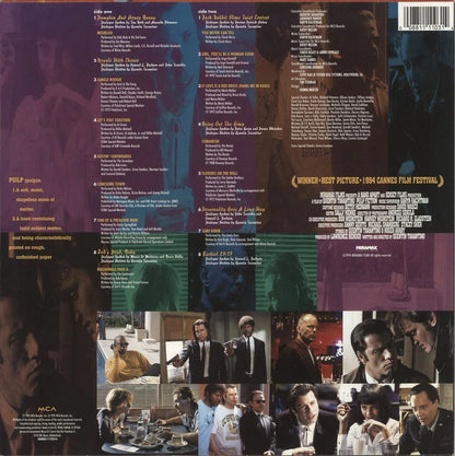 Pulp Fiction Vinyl - Original Motion Picture Soundtrack 1xLP Vinyl Interscope Records - Arcline Store