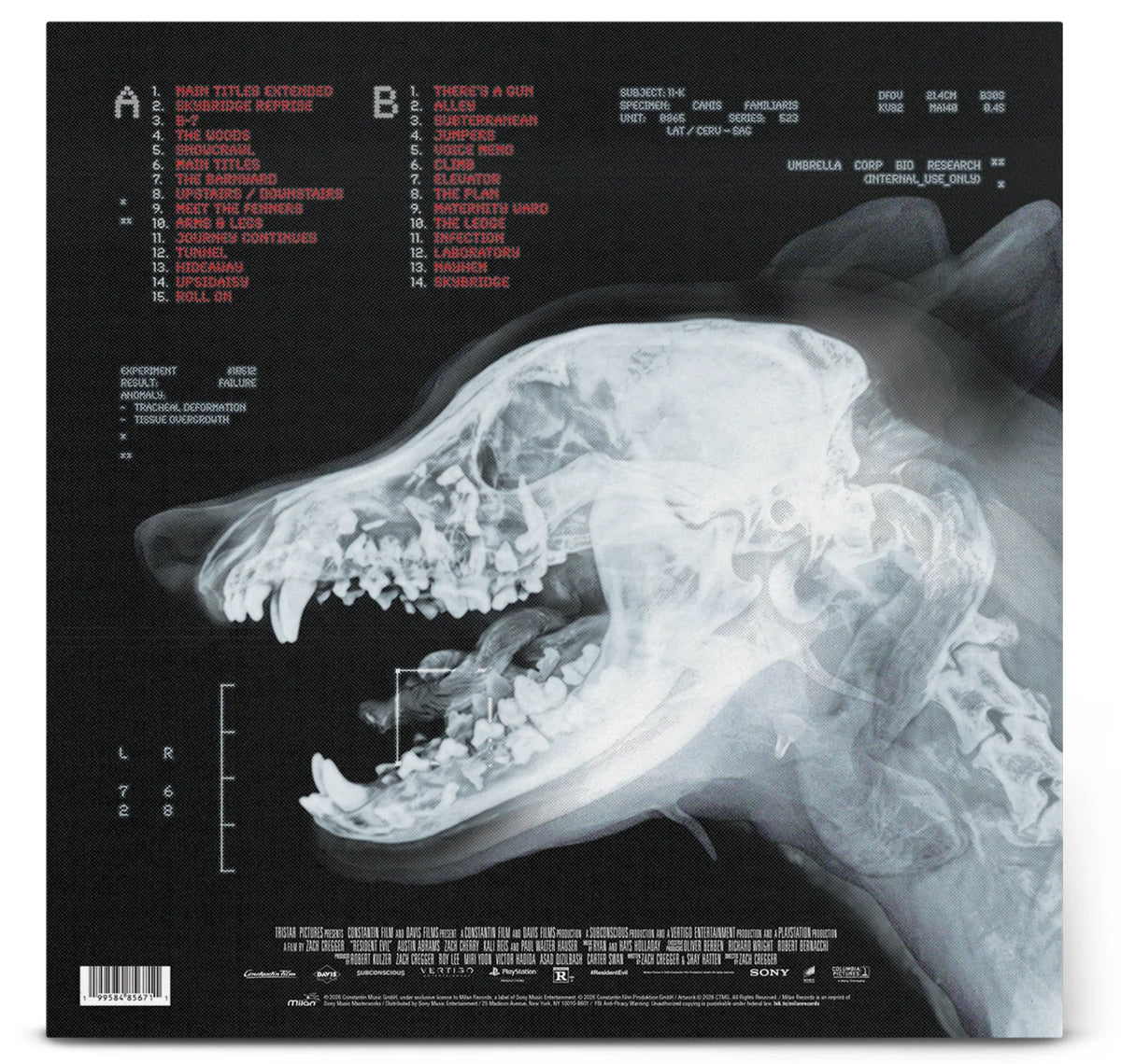 Resident Evil (Original Soundtrack) Vinyl Milan Records - Arcline Store