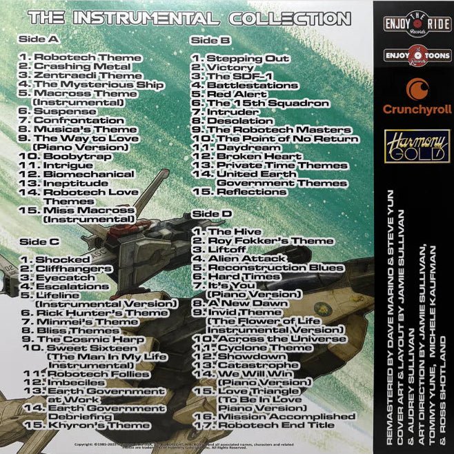 Robotech - The Instrumental Collection Vinyl Enjoy the Ride - Arcline Store