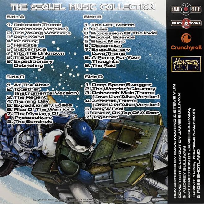 Robotech - The Sequel Collection Vinyl Enjoy the Ride - Arcline Store