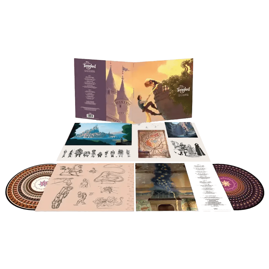 Songs from Tangled - Original Motion Picture Soundtrack 1xLP [Zoetrope] Vinyl Walt Disney Records - Arcline Store
