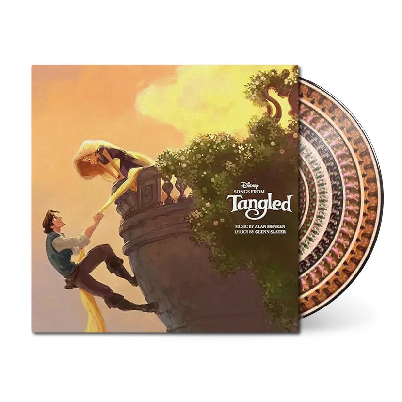 Songs from Tangled Vinyl Soundtrack on Zoetrope Picture Disc – Arcline ...