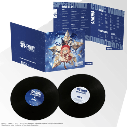 SPY x FAMILY CODE: White Vinyl - Original Anime Vinyl 2xLP Vinyl Anime Limited - Arcline Store