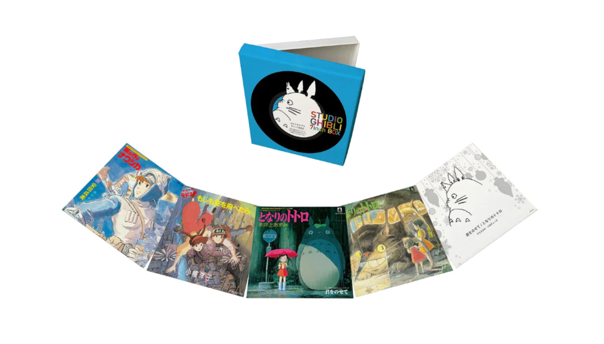 Studio Ghibli 7-Inch Vinyl Box Set - Original Anime Soundtrack 5x7 Studio Ghibli 7-Inch Vinyl Box Set - Original Anime Soundtrack 5x7