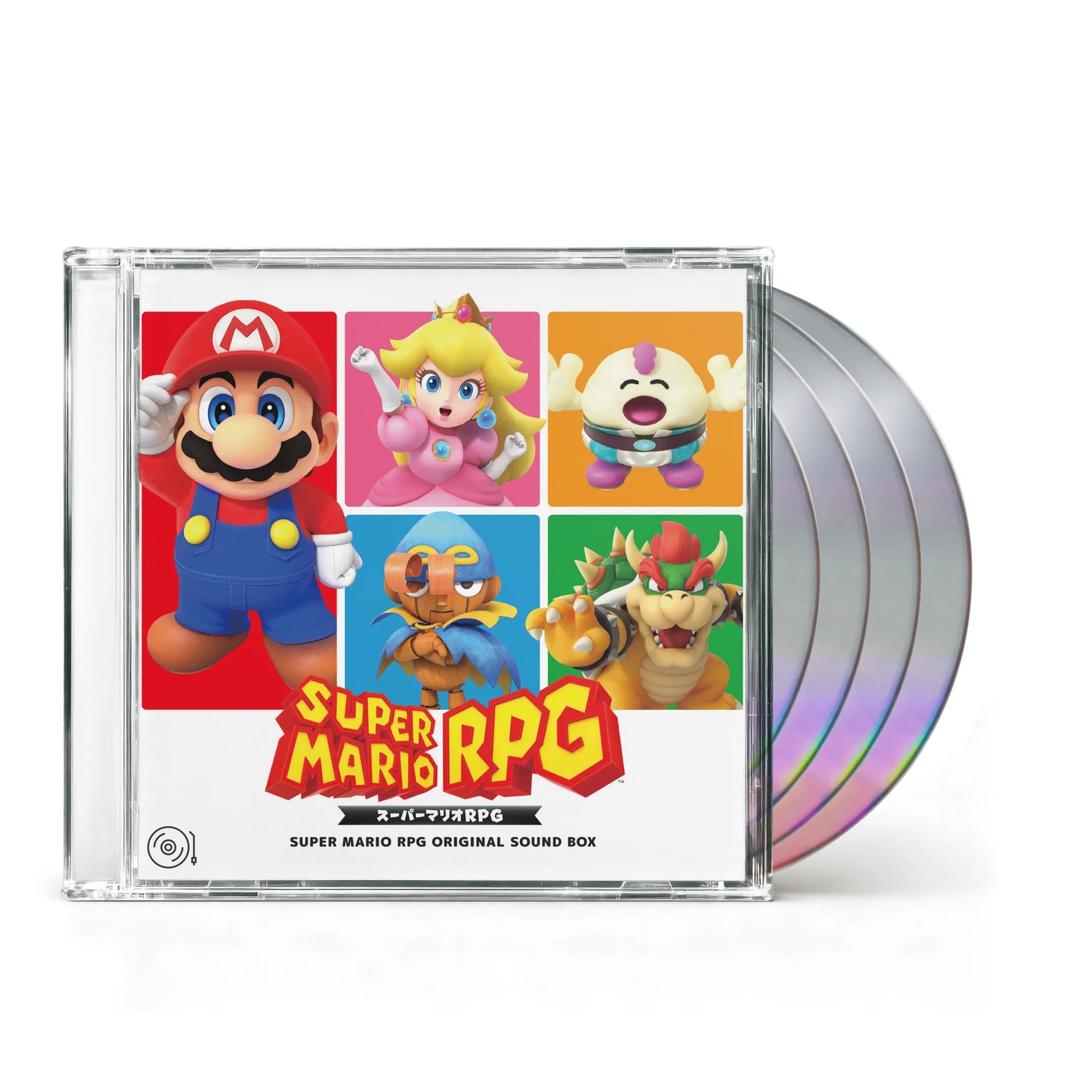 Super Mario RPG CD Sound Box - Original Video Game Soundtrack 4xCD Compact Disc Square Enix - Arcline Store