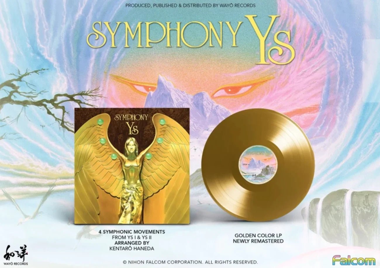 Symphony Ys - Falcom Sound Team JDK Vinyl 1xLP Vinyl Wayô Records - Arcline Store