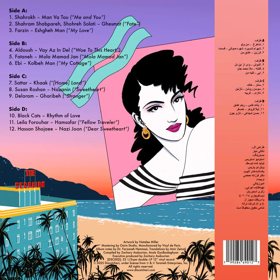 Tehrangeles Vice Vinyl: Iranian Diaspora Pop 1983 - 1993 - Various Artists 2xLP Vinyl Discotchari - Arcline Store