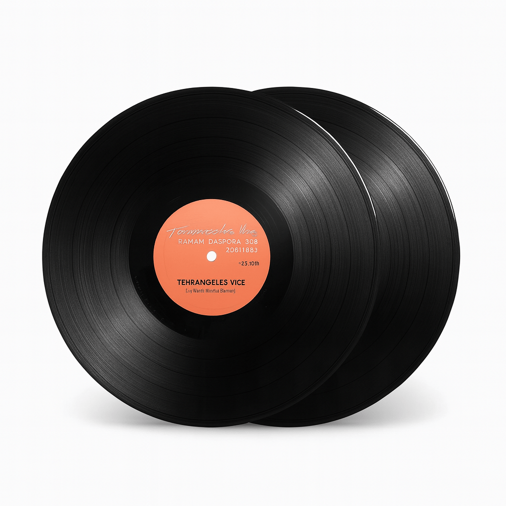 Tehrangeles Vice Vinyl: Iranian Diaspora Pop 1983 - 1993 - Various Artists 2xLP Vinyl Discotchari - Arcline Store