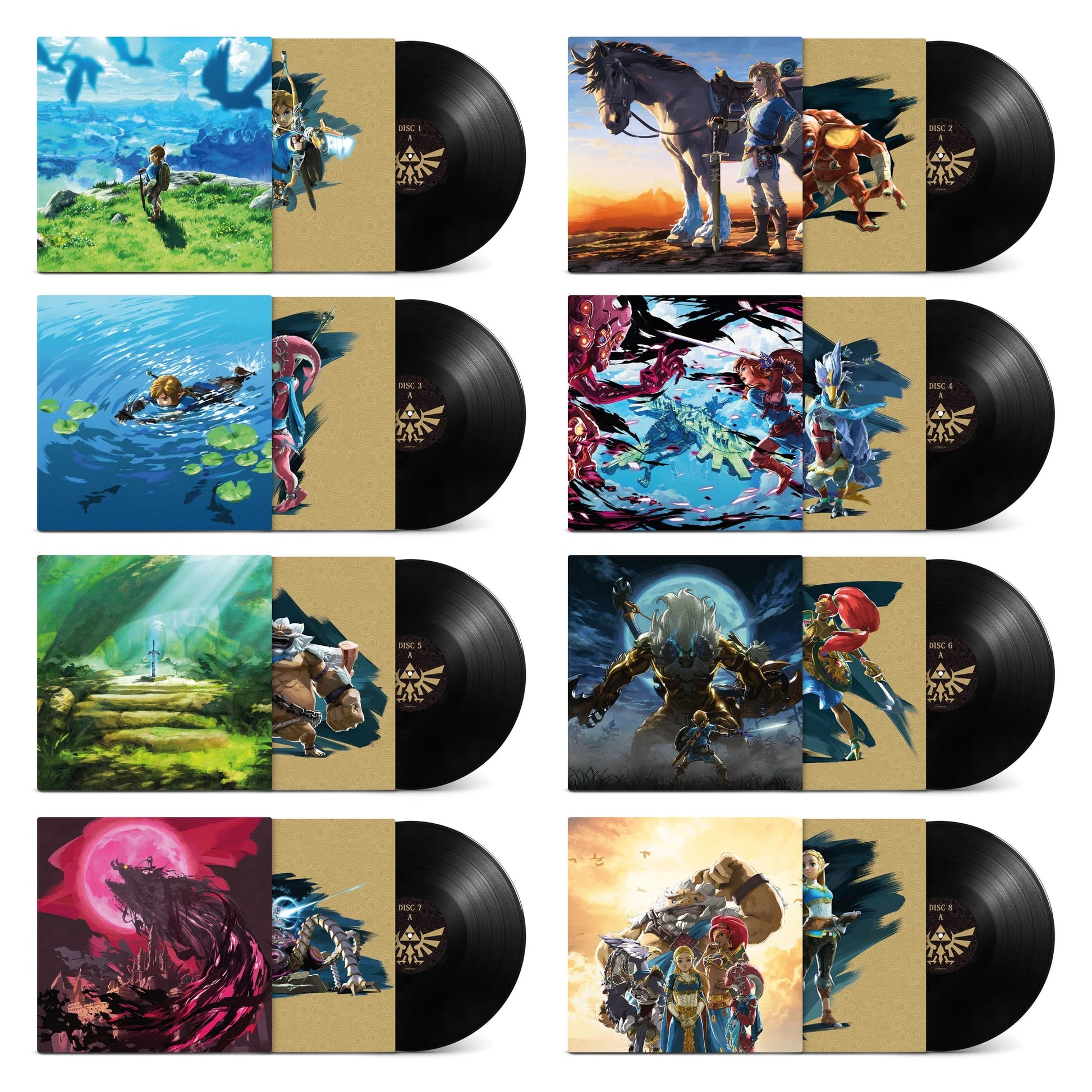 The Legend of Zelda: Breath of the Wild Vinyl - Original Video Game Soundtrack 8xLP Vinyl Laced Records - Arcline Store