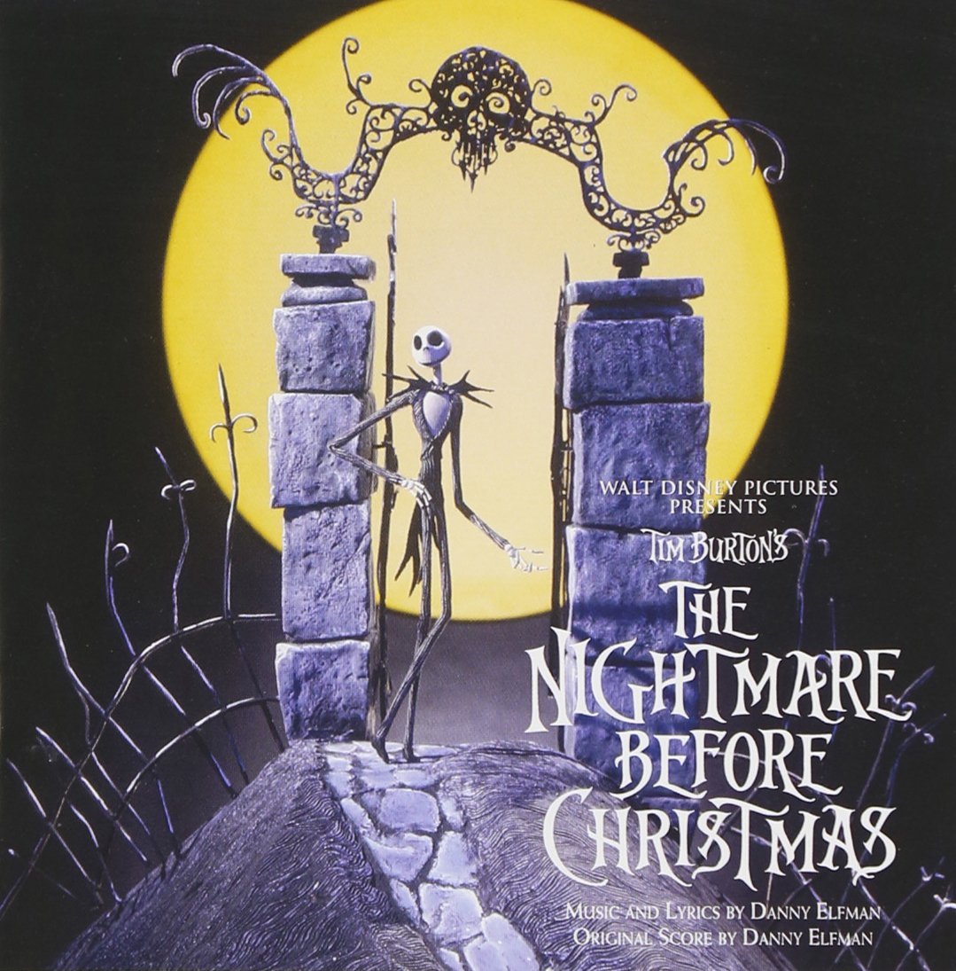 The Nightmare Before Christmas CD - Original Animation Film Soundtrack 2xCD Compact Disc Walt Disney Records - Arcline Store