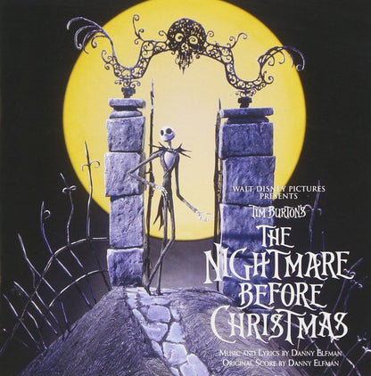 The Nightmare Before Christmas CD - Original Animation Film Soundtrack 2xCD Compact Disc Walt Disney Records - Arcline Store