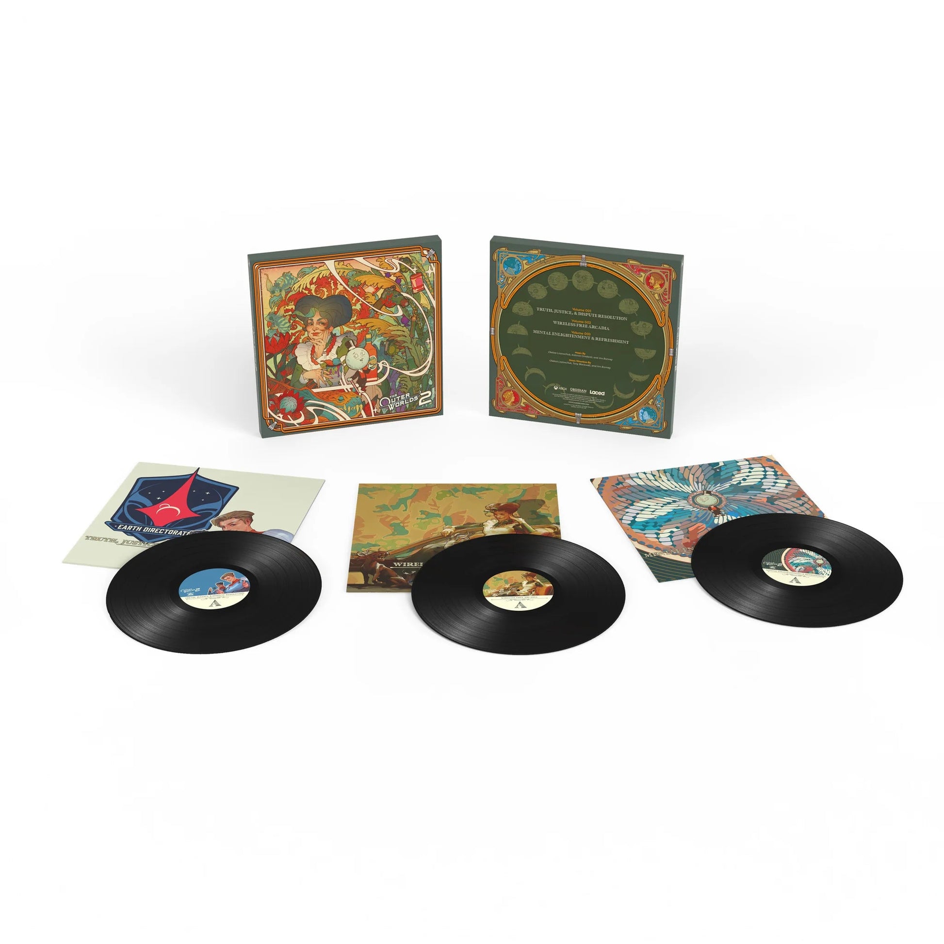 The Outer Worlds 2 Vinyl - Original Video Game Soundtrack 3xLP Vinyl Laced Records - Arcline Store