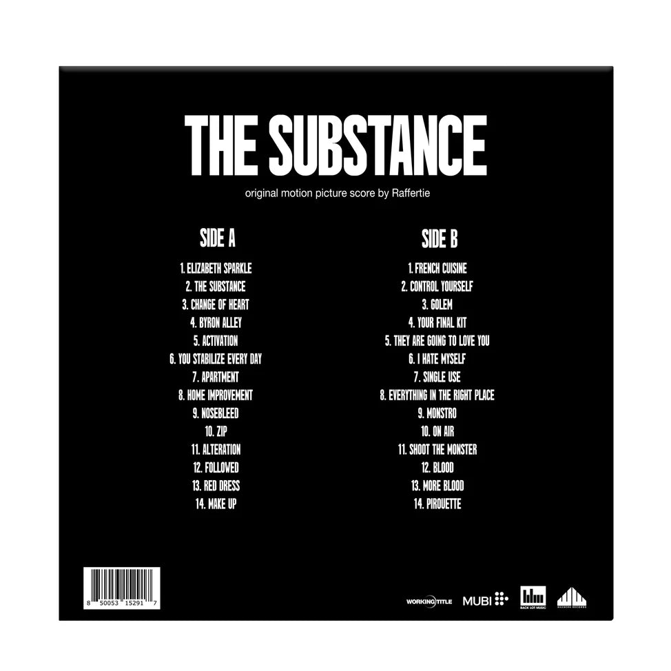 The Substance Vinyl - Original Motion Picture Soundtrack 1xLP Vinyl Waxwork Records - Arcline Store