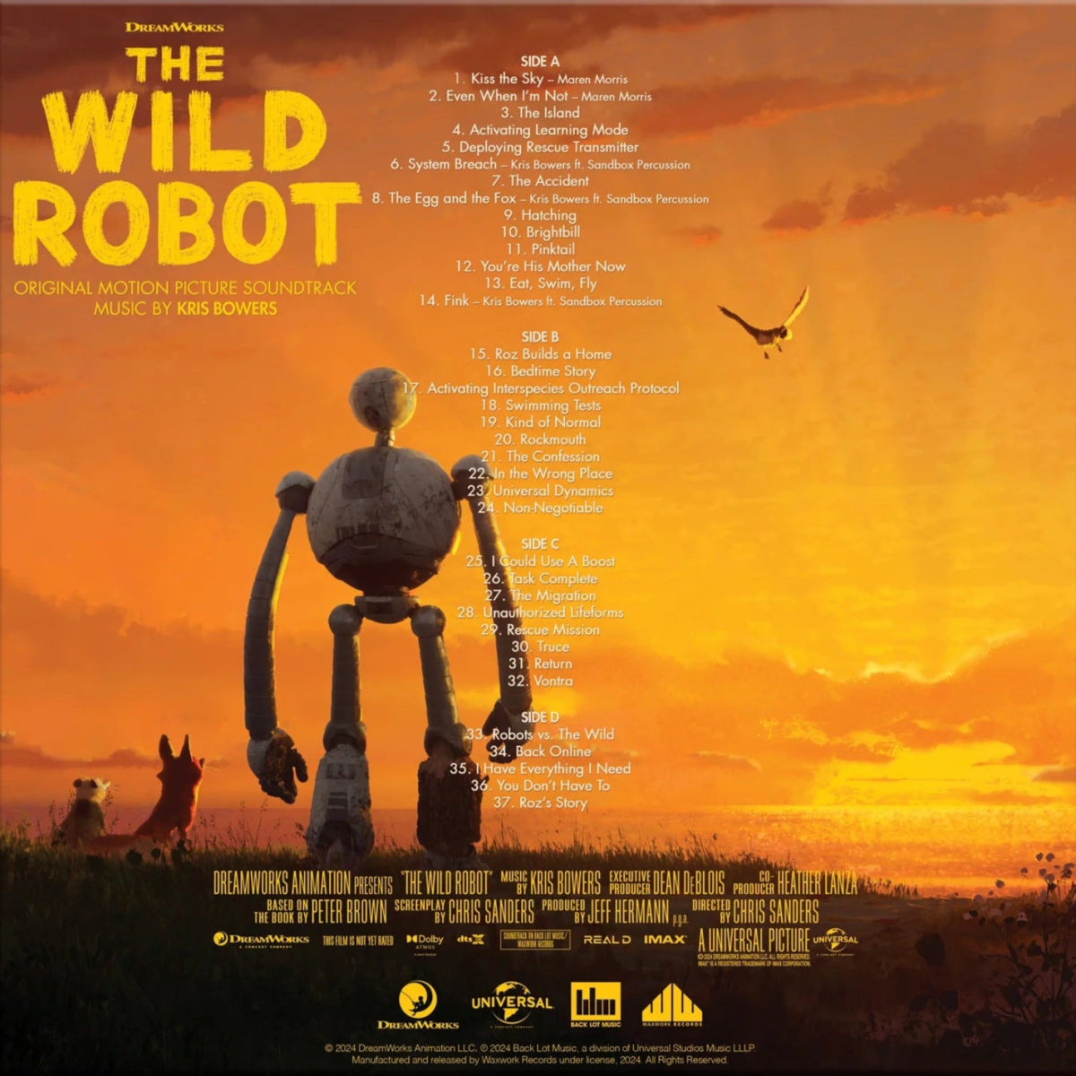 The Wild Robot - Original Series Soundtrack 2xLP Vinyl Waxwork Records - Arcline Store