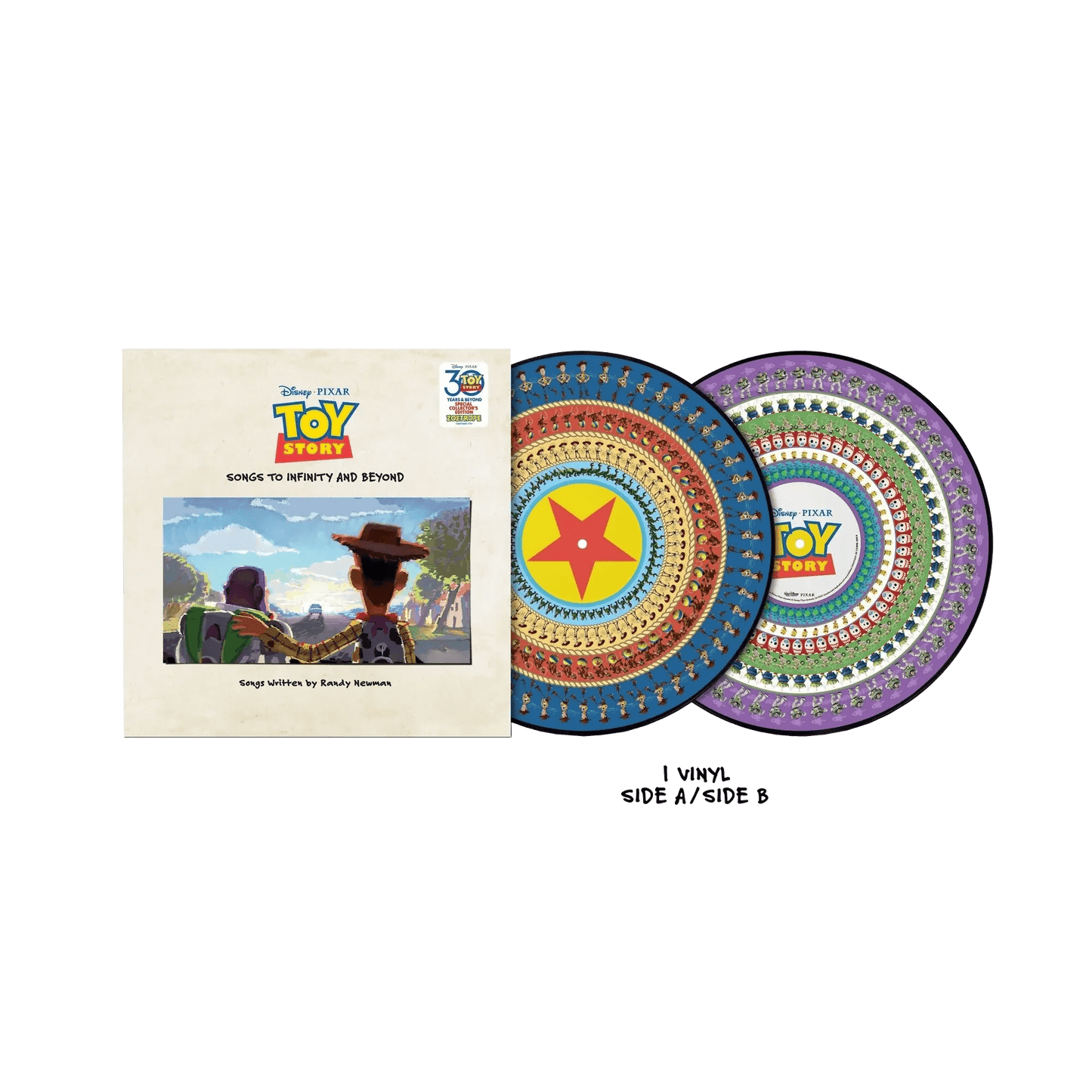 Toy Story: Songs to Infinity and Beyond Vinyl - Original Animation Soundtrack 1xLP [Zoetrope] Vinyl Walt Disney Records - Arcline Store
