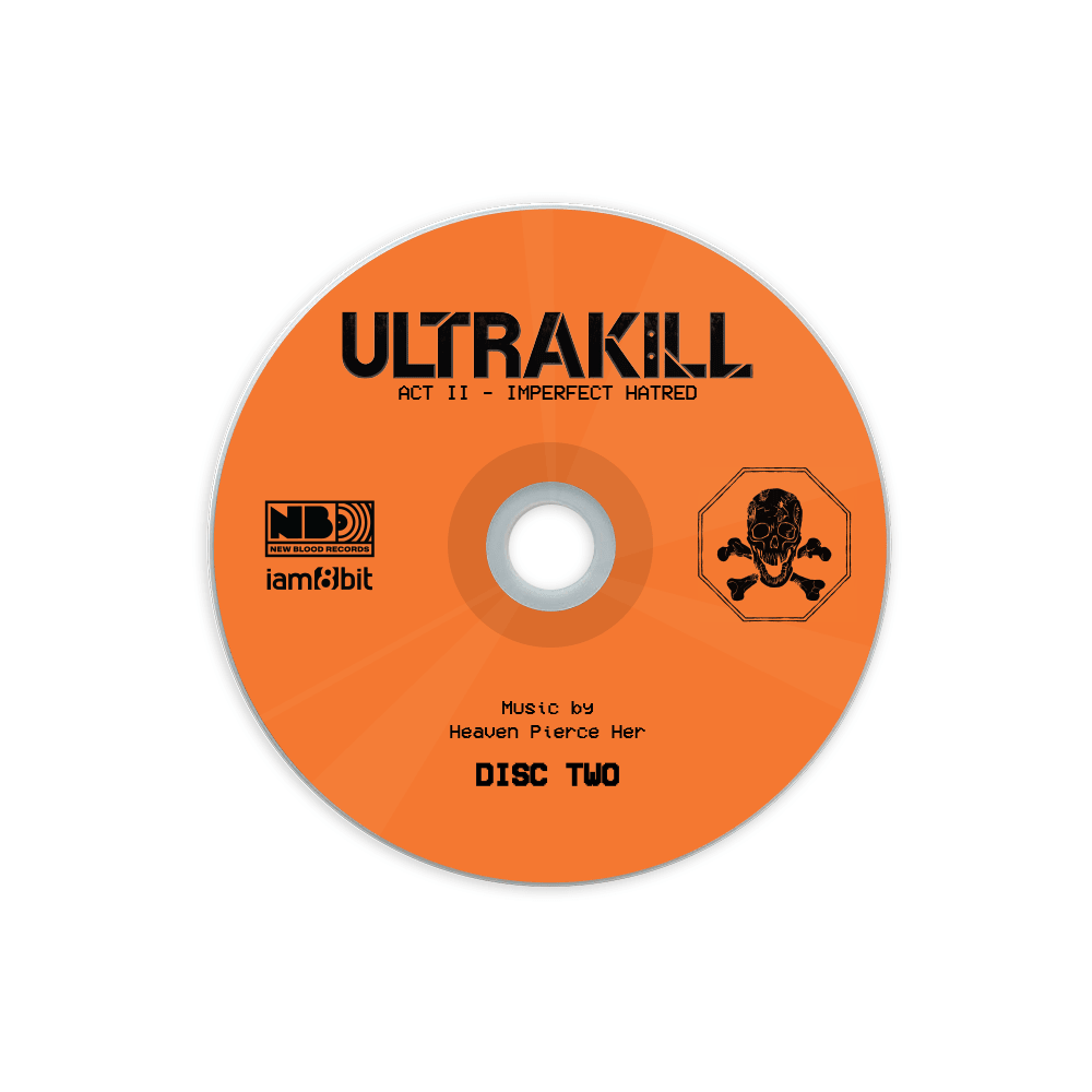 Ultrakill Act 2: Imperfect Hatred (Original Soundtrack) Compact Disc Iam8bit - Arcline Store