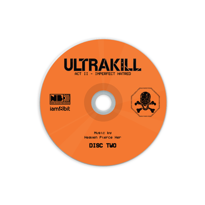 Ultrakill Act 2: Imperfect Hatred (Original Soundtrack) Compact Disc Iam8bit - Arcline Store