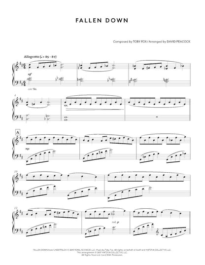 Undertale Piano Collections - Sheet Music Book Sheet Music Book Materia Editions - Arcline Store