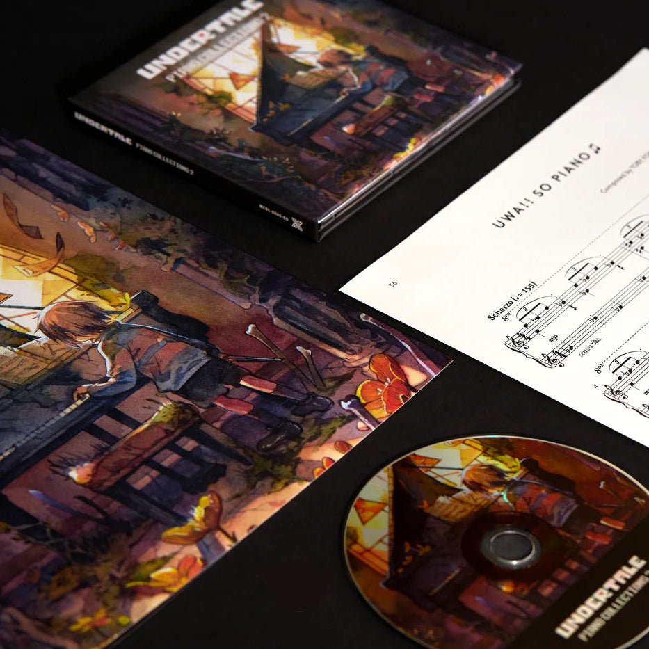 UNDERTALE Piano Collections, Volume 2 - Augustine Mayuga Gonzales 1xCD Compact Disc Materia Collective - Arcline Store