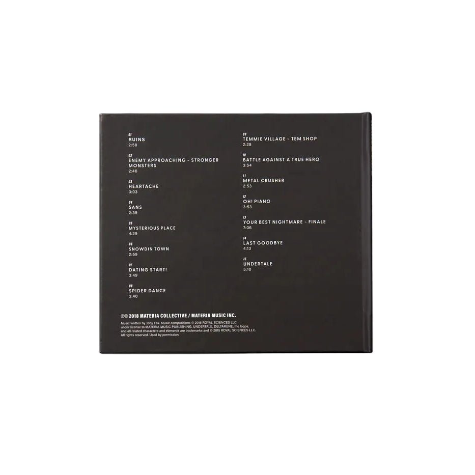 UNDERTALE Piano Collections, Volume 2 - Augustine Mayuga Gonzales 1xCD Compact Disc Materia Collective - Arcline Store