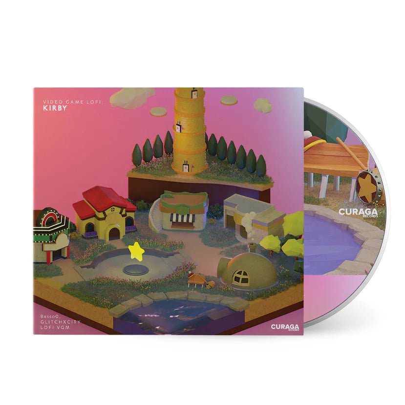 Video Game LoFi: Kirby - Besso0 & GlitchxCity 1xCD Compact Disc Curaga Records - Arcline Store