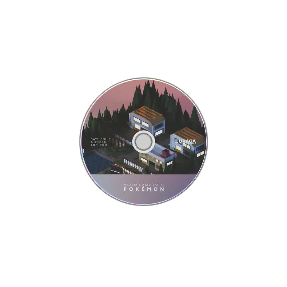 Video Game LoFi: Pokémon - Besso0 & Save Point 1xCD Compact Disc Curaga Records - Arcline Store