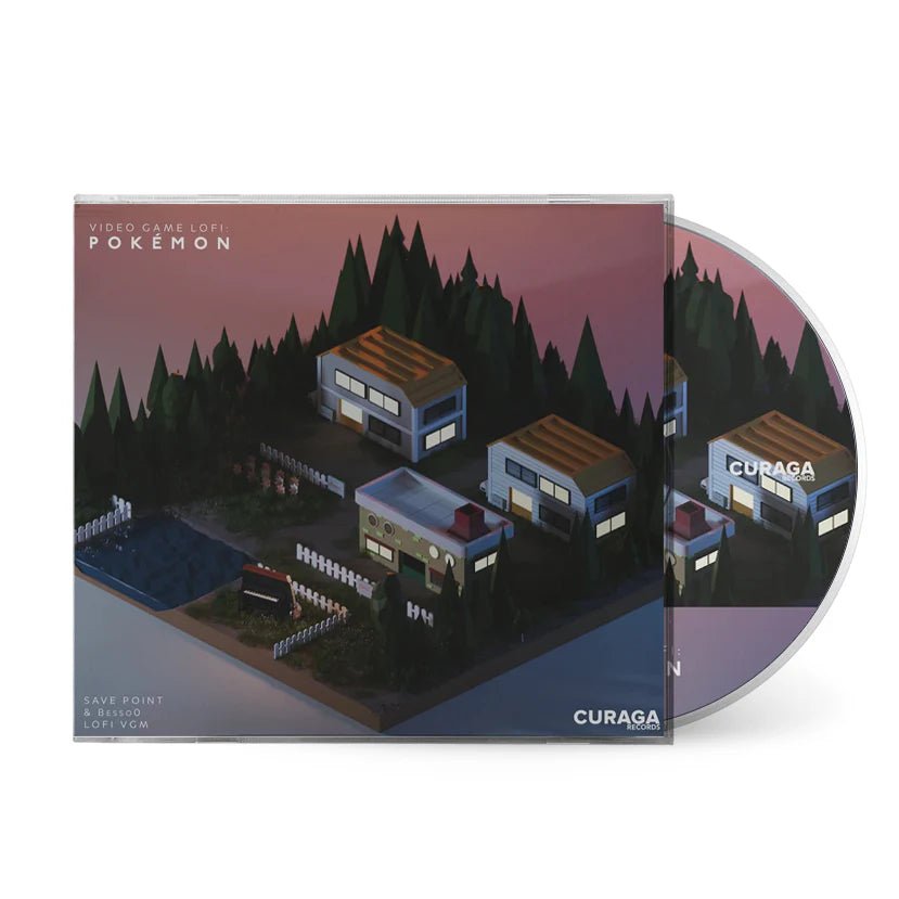 Video Game LoFi: Pokémon - Besso0 & Save Point 1xCD Compact Disc Curaga Records - Arcline Store