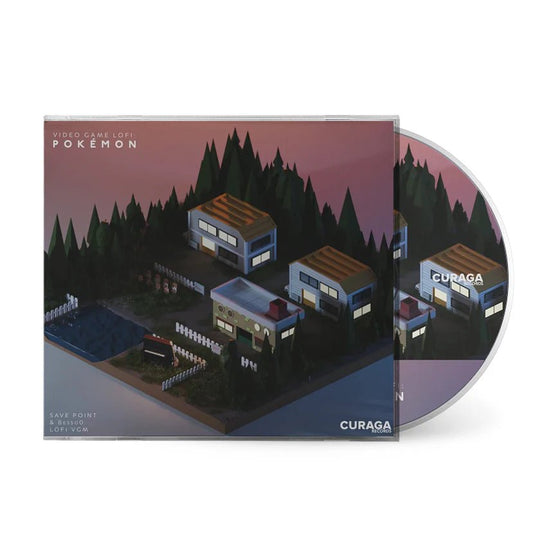 Video Game LoFi: Pokémon - Besso0 & Save Point 1xCD Compact Disc Curaga Records - Arcline Store
