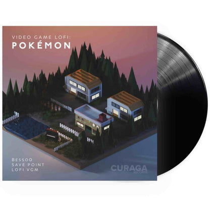 Video Game LoFi: Pokémon - Besso0 & Save Point 1xLP Vinyl Curaga Records - Arcline Store