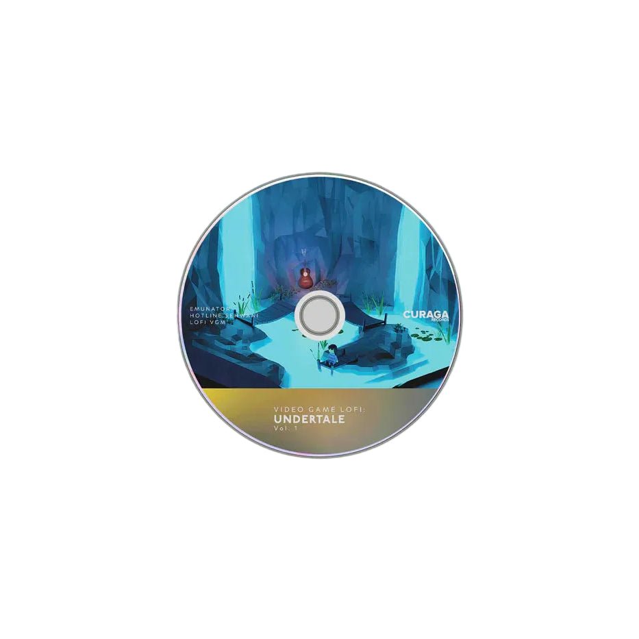 Video Game LoFi: Undertale Vol. 01 - Emunator and Hotline Sehwani 1xCD Compact Disc Curaga Records - Arcline Store