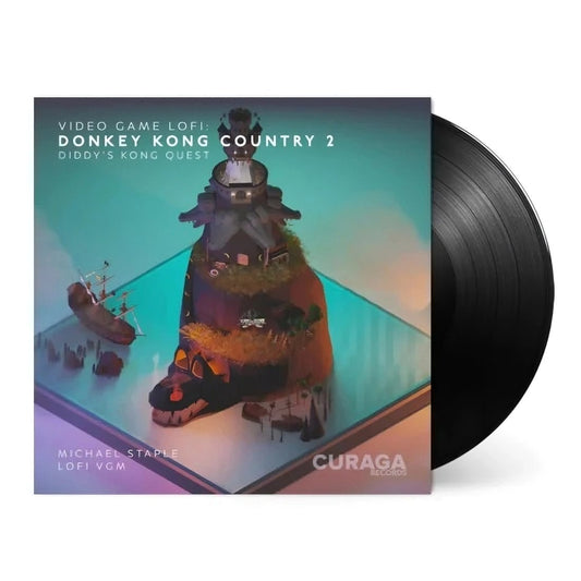 Video Game LoFi Vinyl: Donkey Kong Country 2: Diddy's Kong Quest - Michael Staple 1xLP Vinyl Curaga Records - Arcline Store