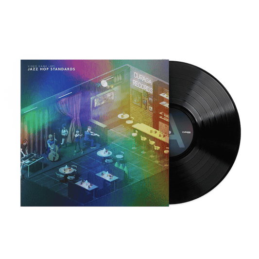 Video Game LoFi Vinyl: Jazz Hop Standards, Vol. 1 – Save Point & Patrick McBride 1xLP Vinyl Curaga Records - Arcline Store
