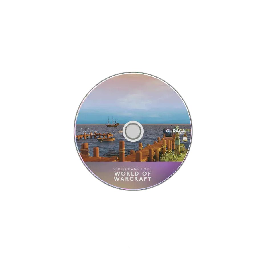 Video Game LoFi: World of Warcraft - Tiggs & Save Point 1xCD Compact Disc Curaga Records - Arcline Store