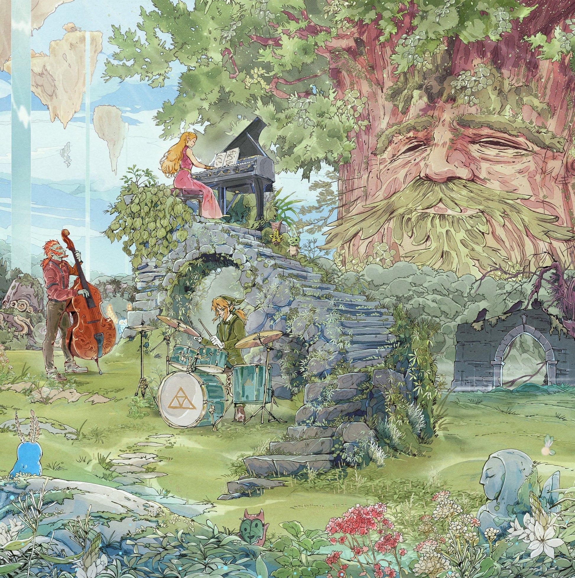 Zelda & Jazz III Vinyl - The Deku Trio 1xLP Vinyl Gamechops - Arcline Store